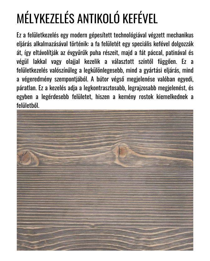 Mélykezelés antikoló kefével felületkezelés ismertető.